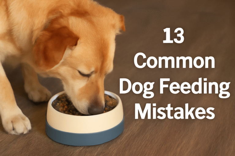 Dog Feeding Mistakes